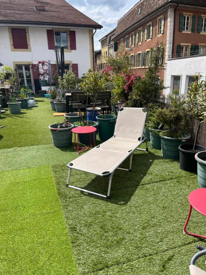 Chambre Papillon Avec Acces Terasse La Neuveville Eksteriør bilde